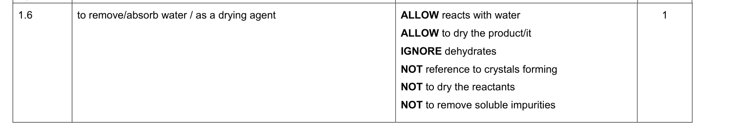 Mark scheme for 2023 A-Level Paper 3 Q1.6 (1 marks)