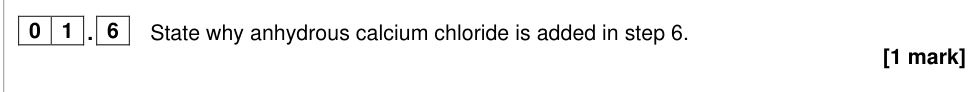 Question from 2023 A-Level Paper 3 Q1.6 (1 marks)