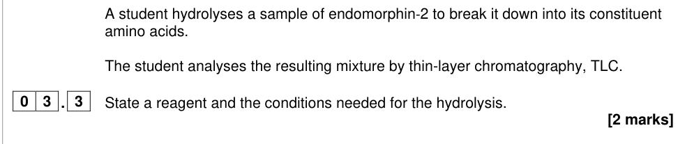 Question from 2023 A-Level Paper 3 Q3.3 (2 marks)