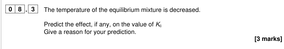 Question from 2023 As Paper 1 Q8.3 (3 marks)