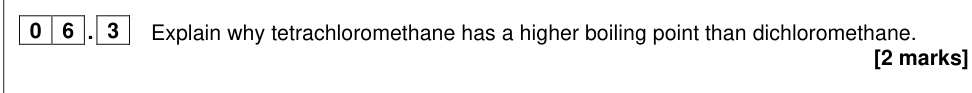 Question from 2023 As Paper 2 Q6.3 (2 marks)