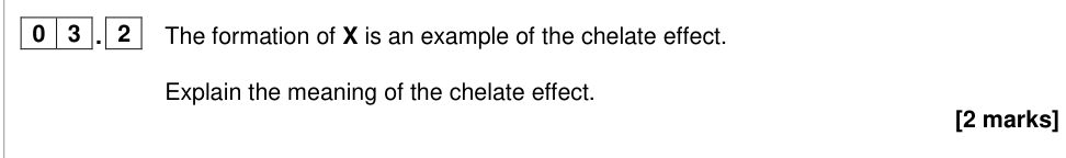 Question from 2024 A-Level Paper 1 Q3.2 (2 marks)