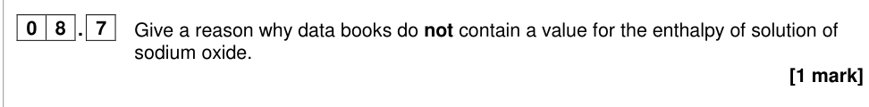 Question from 2024 A-Level Paper 1 Q8.7 (1 marks)