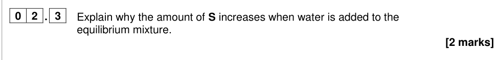 Question from 2024 A-Level Paper 2 Q02.3 (2 marks)