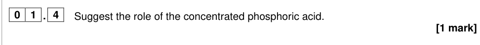 Question from 2024 A-Level Paper 3 Q1.4 (1 marks)