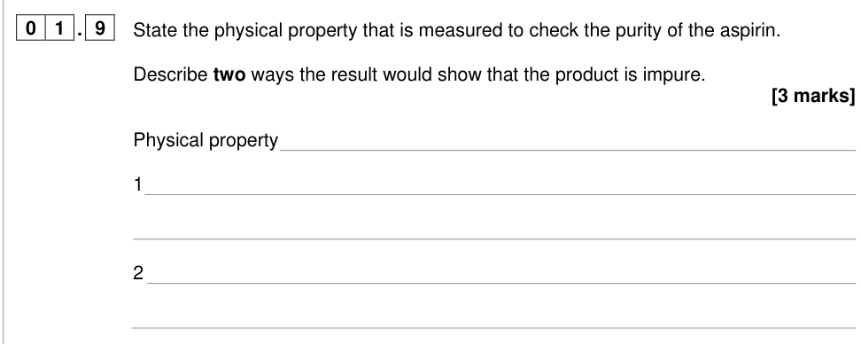 Question from 2024 A-Level Paper 3 Q1.9 (3 marks)