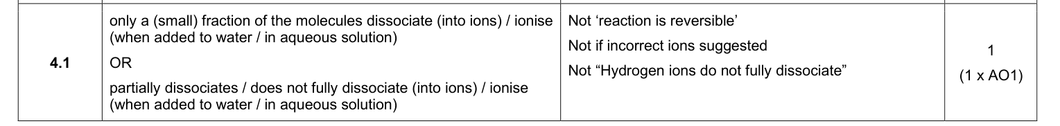 Mark scheme for 2024 A-Level Paper 3 Q4.1 (1 marks)