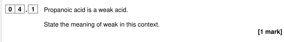 Question from 2024 A-Level Paper 3 Q4.1 (1 marks)