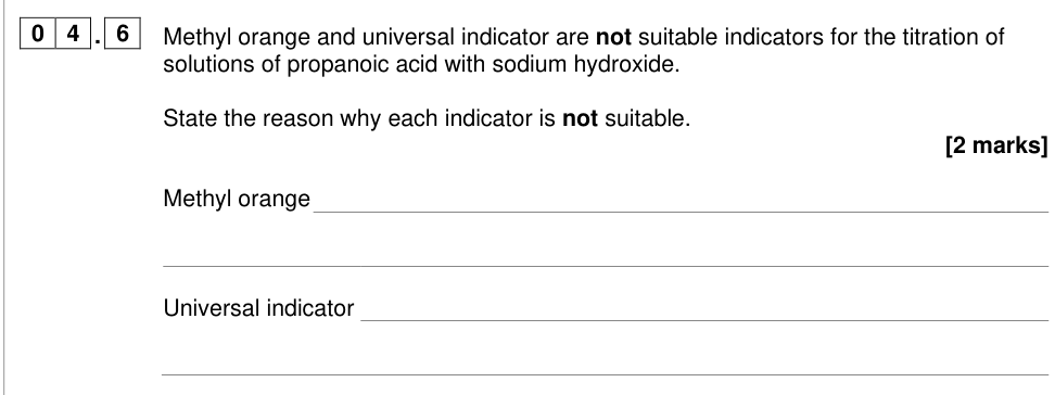 Question from 2024 A-Level Paper 3 Q4.6 (2 marks)