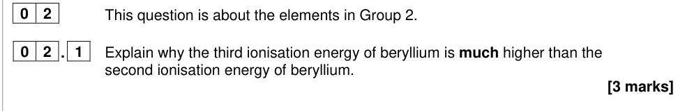 Question from 2024 As Paper 1 Q02.1 (3 marks)