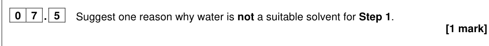 Question from 2024 As Paper 2 Q7.5 (1 marks)