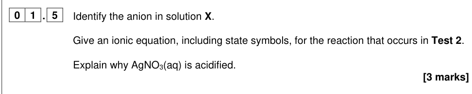 Question from 2025 A-Level Paper 1 Q1.5 (3 marks)