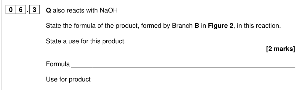 Question from 2025 A-Level Paper 3 Q06.3 (2 marks)