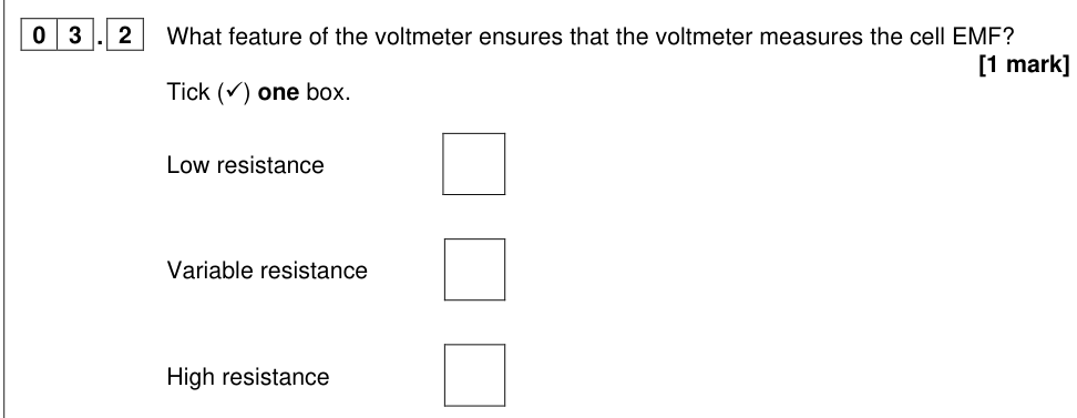 Question from 2025 A-Level Paper 3 Q3.2 (1 marks)