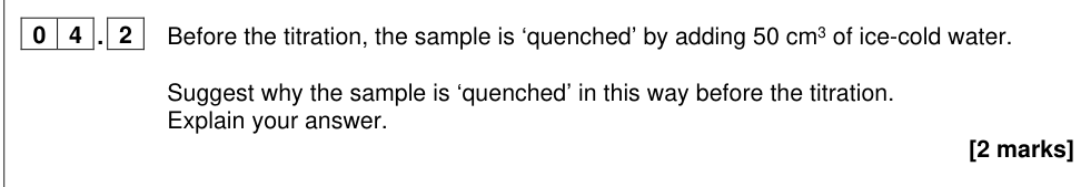 Question from 2025 A-Level Paper 3 Q4.2 (2 marks)
