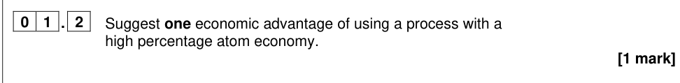 Question from 2025 As Paper 1 Q1.2 (1 marks)