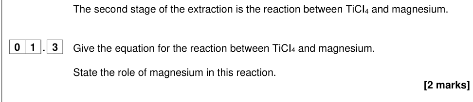 Question from 2025 As Paper 1 Q1.3 (2 marks)