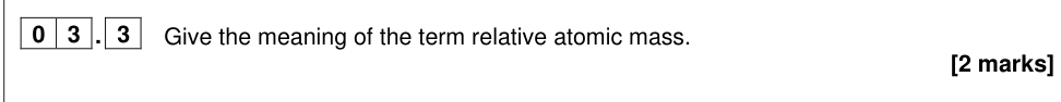 Question from 2025 As Paper 1 Q3.3 (2 marks)