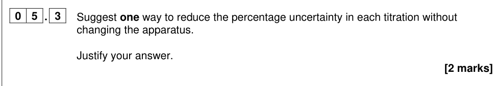 Question from 2025 As Paper 1 Q5.3 (2 marks)