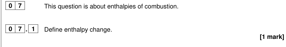 Question from 2025 As Paper 2 Q7.1 (1 marks)