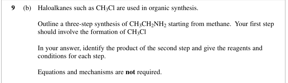 Question from January 2010 A-Level Unit 4 Q9(b) (6 marks)