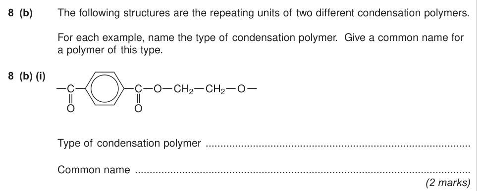 Question from January 2012 A-Level Unit 4 Q8(b)(i) (2 marks)