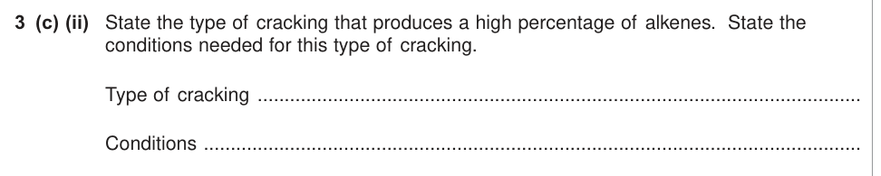 Question from January 2012 As Unit 1 Q3(c)(ii) (2 marks)