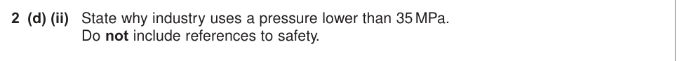 Question from January 2012 As Unit 2 Q2(d)(ii) (1 marks)