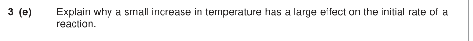 Question from January 2012 As Unit 2 Q3(e) (1 marks)