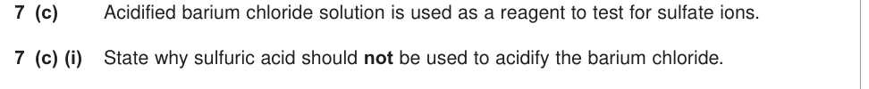 Question from January 2012 As Unit 2 Q7(c)(i) (1 marks)