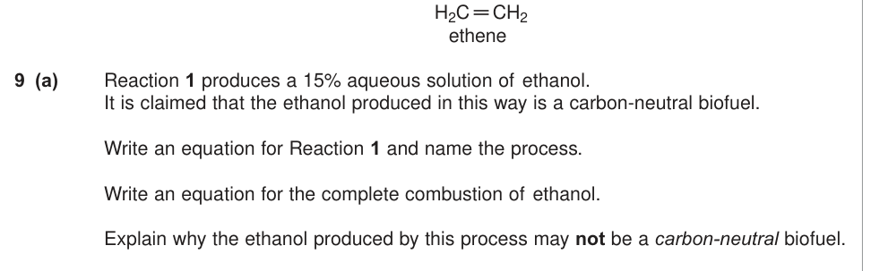 Question from January 2012 As Unit 2 Q9(a) (5 marks)