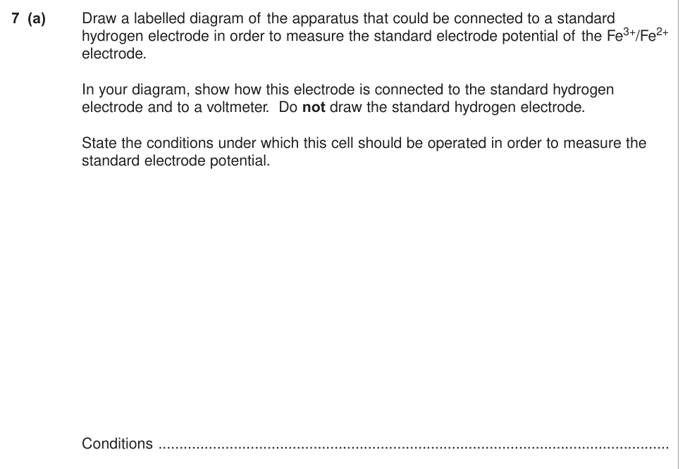 Question from January 2013 A-Level Unit 5 Q7(a) (5 marks)
