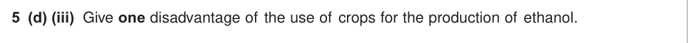 Question from January 2013 As Unit 2 Q5(d)(iii) (1 marks)
