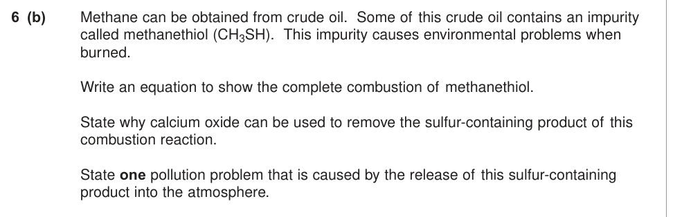 Question from Legacy Unit 1, June 2011 Q6(b) (3 marks)