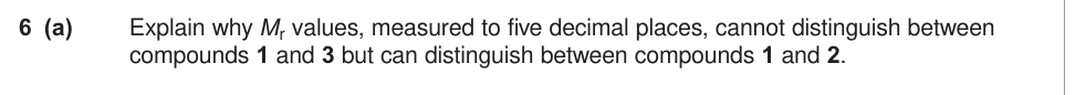 Question from Legacy Unit 2, January 2012 Q6(a) (2 marks)