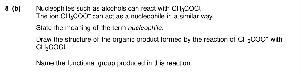 Question from Legacy Unit 4, January 2013 Q8(b) (3 marks)
