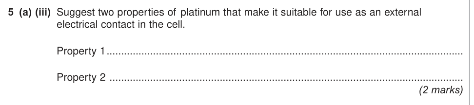Question from Legacy Unit 5, January 2011 Q5(a)(iii) (2 marks)