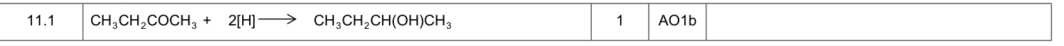 Mark scheme for Specimen A-Level Paper 2 Q11.1 (1 marks)