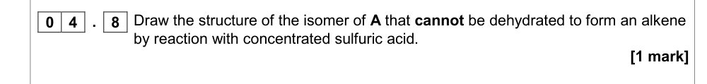 Question from Specimen A-Level Paper 2 Q4.8 (1 marks)